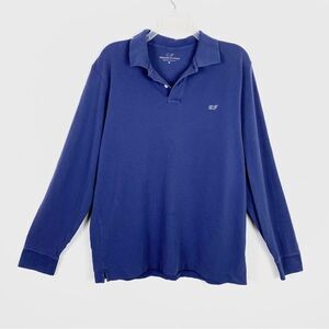 Vineyard Vines Navy Long Sleeve Polo Shirt